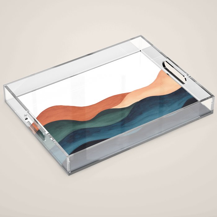 Colors of the Earth Acrylic Tray Gallery Image 1