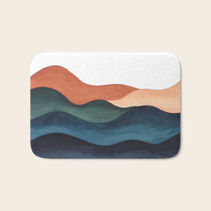 Colors of the Earth Bath Mat Gallery Image 1