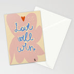 LOVE WILL WIN Stationery Card Gallery Image 2