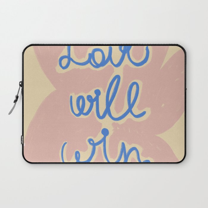 LOVE WILL WIN Laptop Sleeve Gallery Image 1