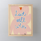 LOVE WILL WIN Mini Art Print Gallery Image 1