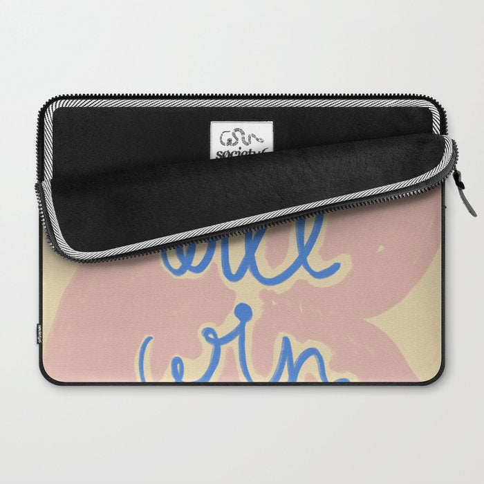 LOVE WILL WIN Laptop Sleeve Gallery Image 2
