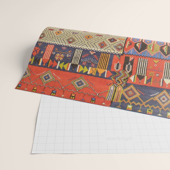 Pattern Bohemian Carpet Wrapping Paper Gallery Image 2