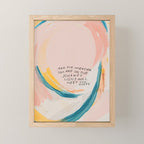 "And For Wherever You Are On The Journey Light Will Meet You There." Mini Art Print Gallery Image 1