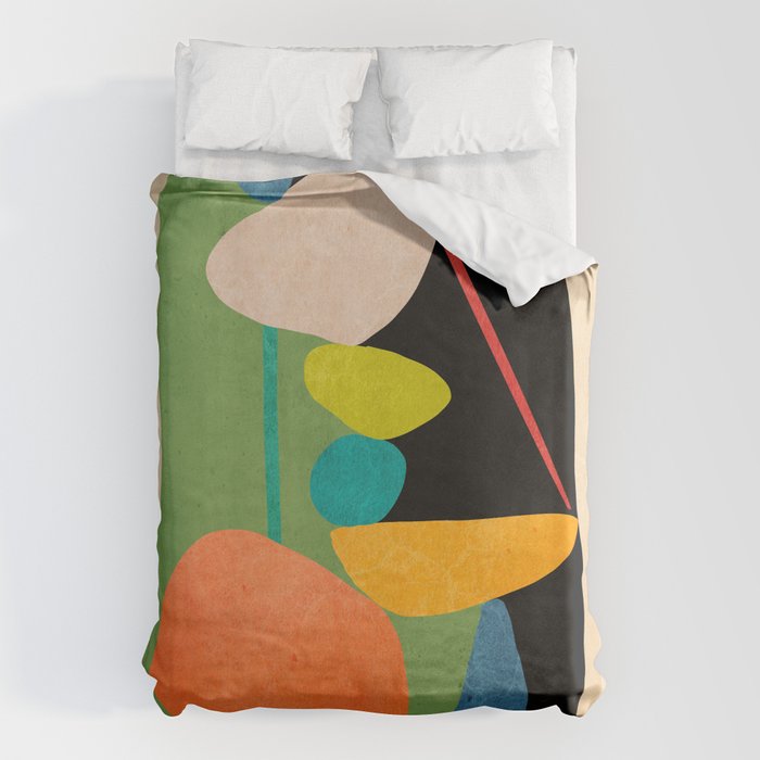 Abstract Stones 8 Duvet Cover Gallery Image 6