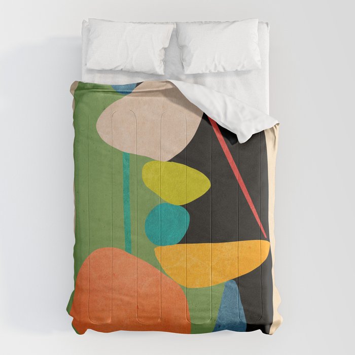 Abstract Stones 8 Comforter Gallery Image 6