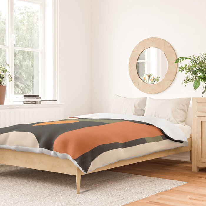 Abstract shapes in the skies 2 Duvet Cover Gallery Image 2