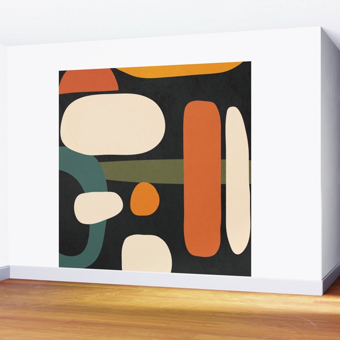Abstract shapes in the skies 2 Wall Mural Gallery Image 2