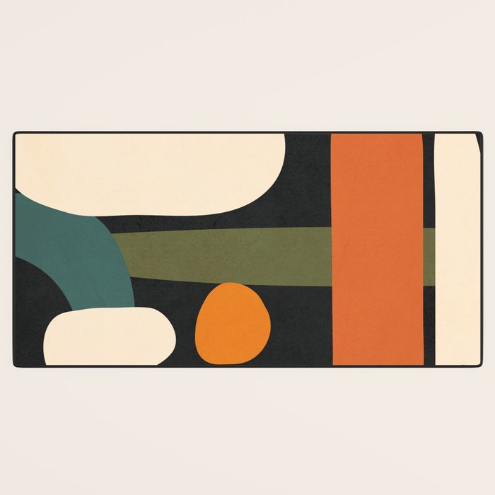 Abstract shapes in the skies 2 Desk Mat Gallery Image 3