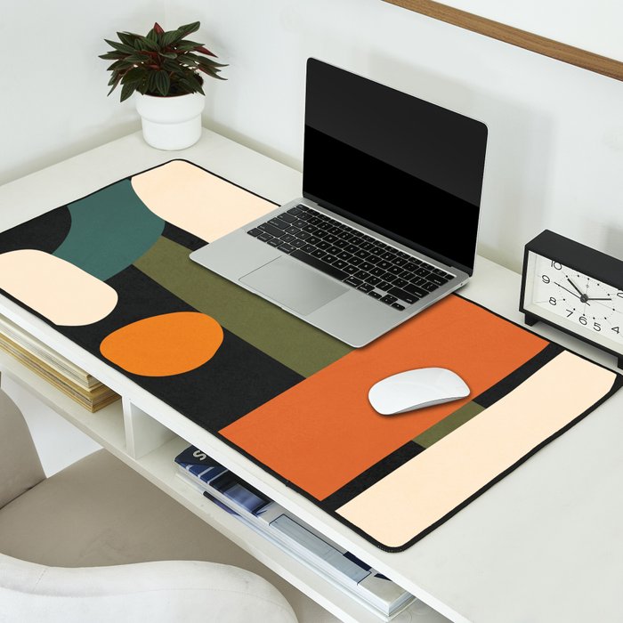 Abstract shapes in the skies 2 Desk Mat Gallery Image 2