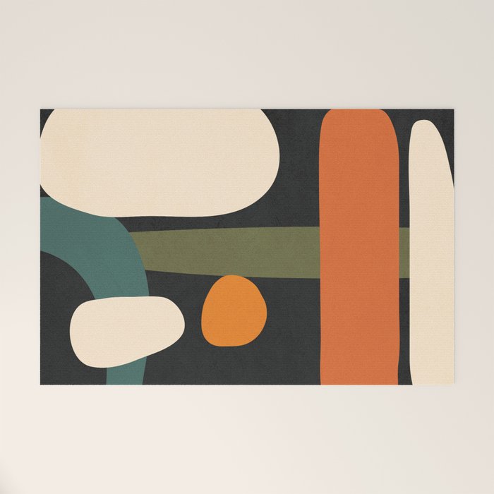 Abstract shapes in the skies 2 Welcome Mat Gallery Image 1