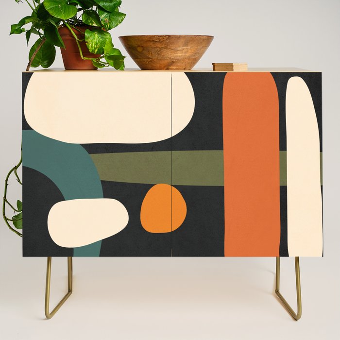 Abstract shapes in the skies 2 Credenza Gallery Image 1