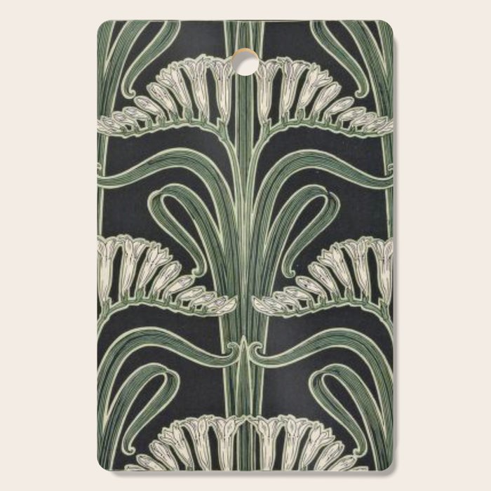 Art Nouveau Botanical Cutting Board Gallery Image 1
