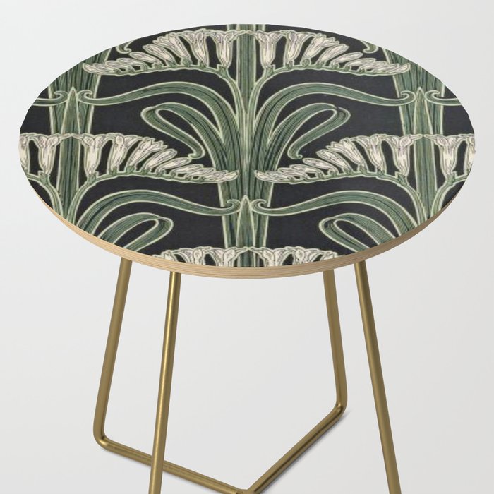 Art Nouveau Botanical Side Table Gallery Image 2