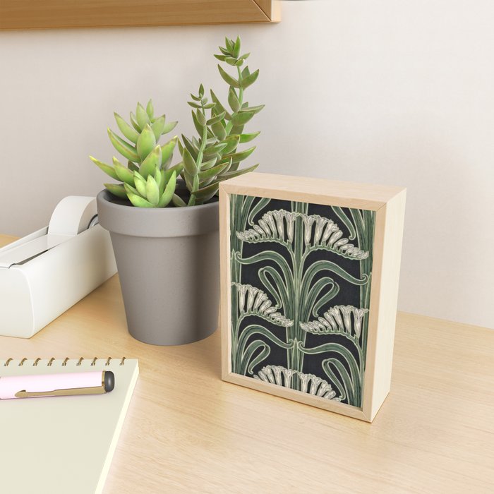 Art Nouveau Botanical Mini Art Print Gallery Image 2