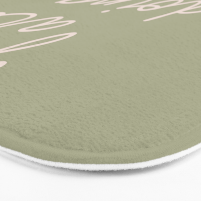 You Are Doing Great Sage Green Bath Mat Gallery Image 3