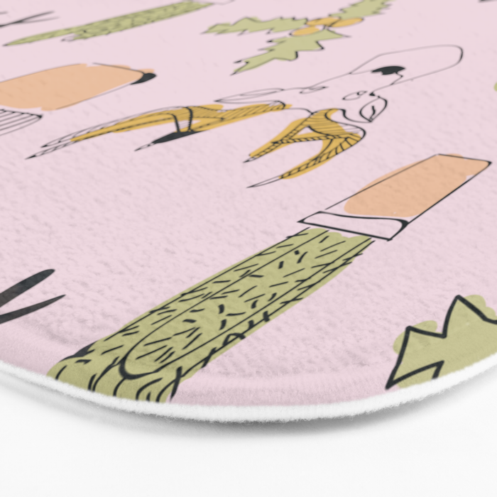 Christmas Cactus Bath Mat Gallery Image 3