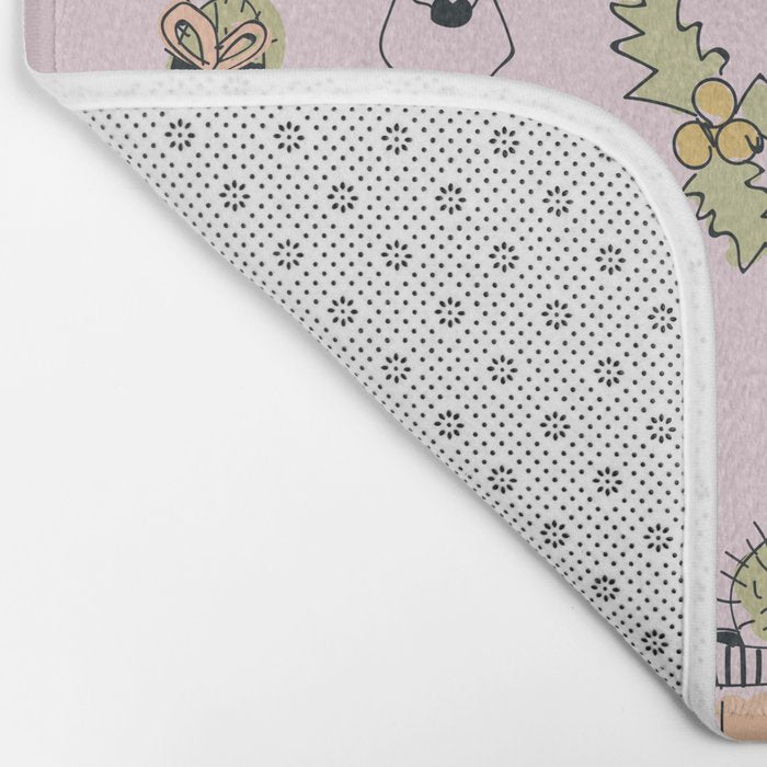 Christmas Cactus Bath Mat Gallery Image 2