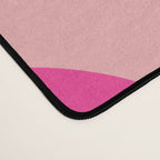 Hot Pink and Orange Wispy Leaves Modern Botanical Abstract Pattern Desk Mat Gallery Image 4