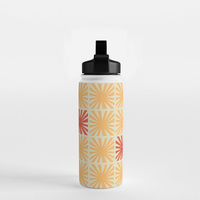 Sunny Smiles Pattern Water Bottle Gallery Image 2