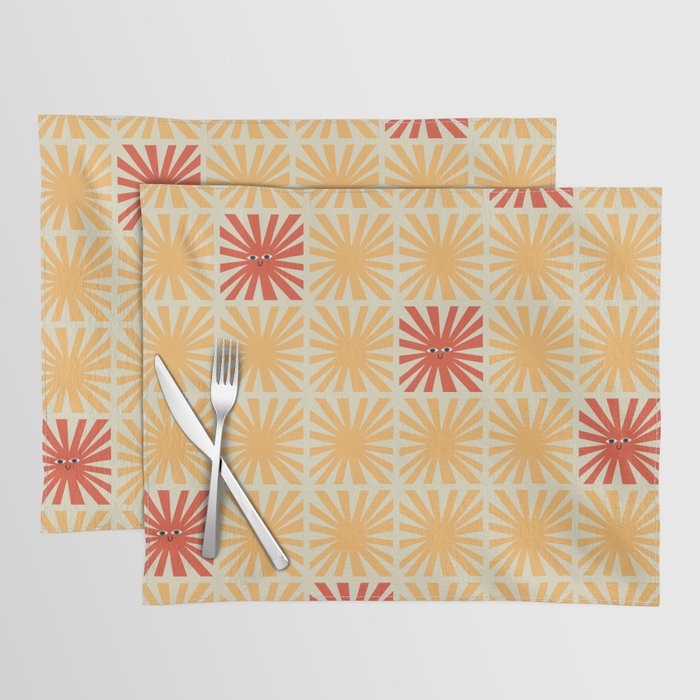 Sunny Smiles Pattern Placemat Gallery Image 1