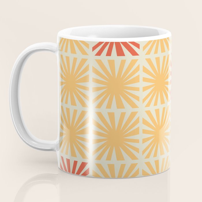 Sunny Smiles Pattern Coffee Mug Gallery Image 3