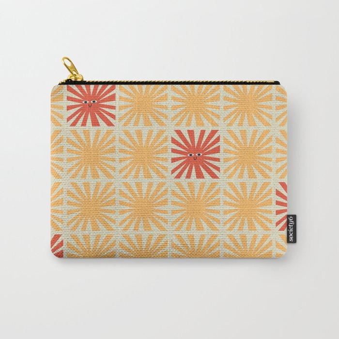 Sunny Smiles Pattern Carry All Pouch Gallery Image 1