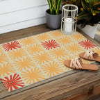 Sunny Smiles Pattern Outdoor Rug Gallery Image 2