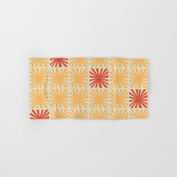 Sunny Smiles Pattern Bath Towel Gallery Image 1