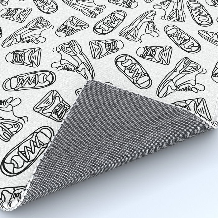 Sneakers // Black & White Rug Gallery Image 4