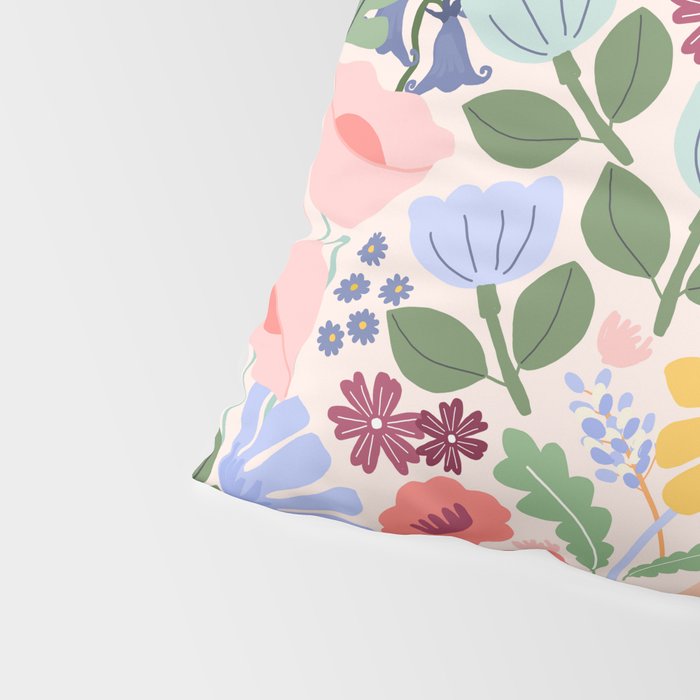 Meadow muse - pink Pillow Sham Gallery Image 4