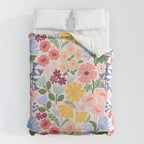 Meadow muse - pink Duvet Cover Gallery Image 6