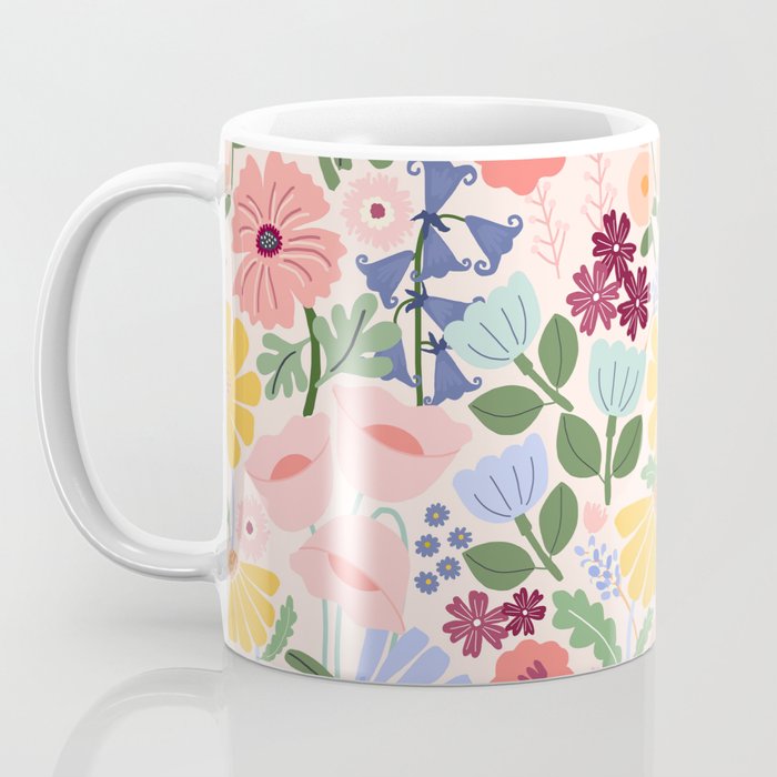 Meadow muse - pink Coffee Mug Gallery Image 3