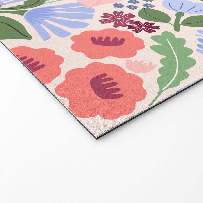 Meadow muse - pink Welcome Mat Gallery Image 2
