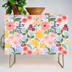 Meadow muse - pink Credenza Gallery Image 1
