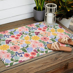 Meadow muse - pink Outdoor Rug Gallery Image 2