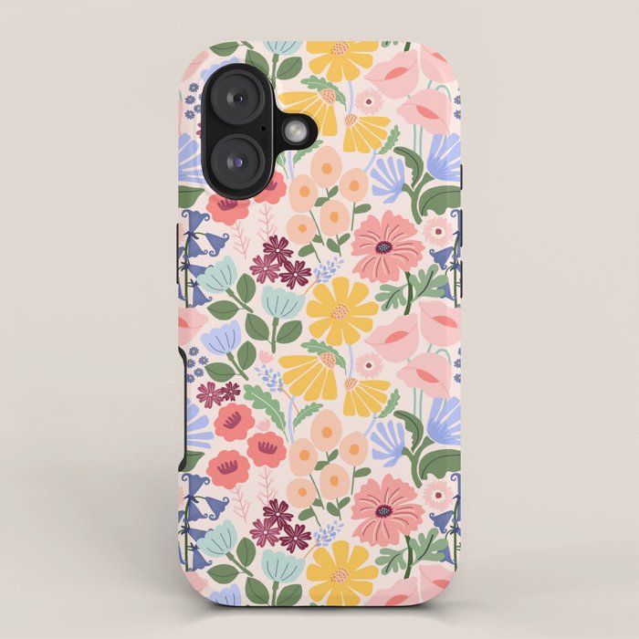 Meadow muse - pink iPhone Case Gallery Image 1