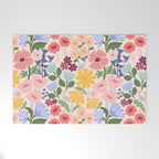 Meadow muse - pink Welcome Mat Gallery Image 1
