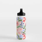 Meadow muse - pink Water Bottle Gallery Image 3