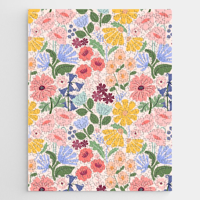 Meadow muse - pink Jigsaw Puzzle Gallery Image 1