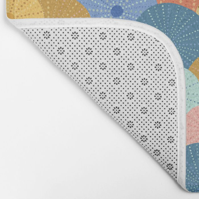 Coloful Sea Urchins 2 Bath Mat Gallery Image 2