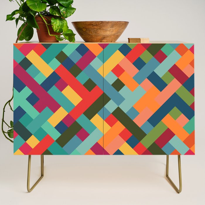 Weave Pattern Credenza Gallery Image 1