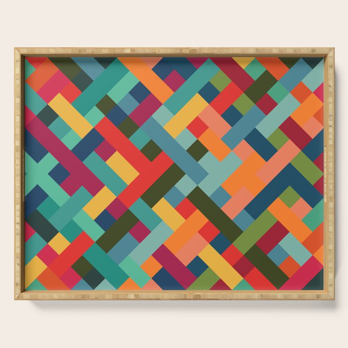Weave Pattern Serving Tray Gallery Image 1