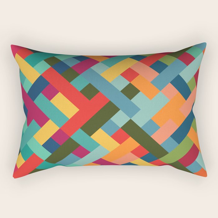 Weave Pattern Rectangular Pillow Gallery Image 1