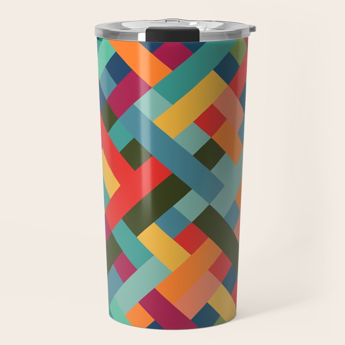 Weave Pattern Travel Mug Gallery Image 1