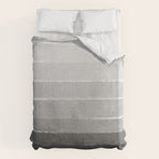 Brushstroke - Ombre Grey, Charcoal, minimal, Monochrome, black and white, trendy,  painterly art  Duvet Cover Gallery Image 6