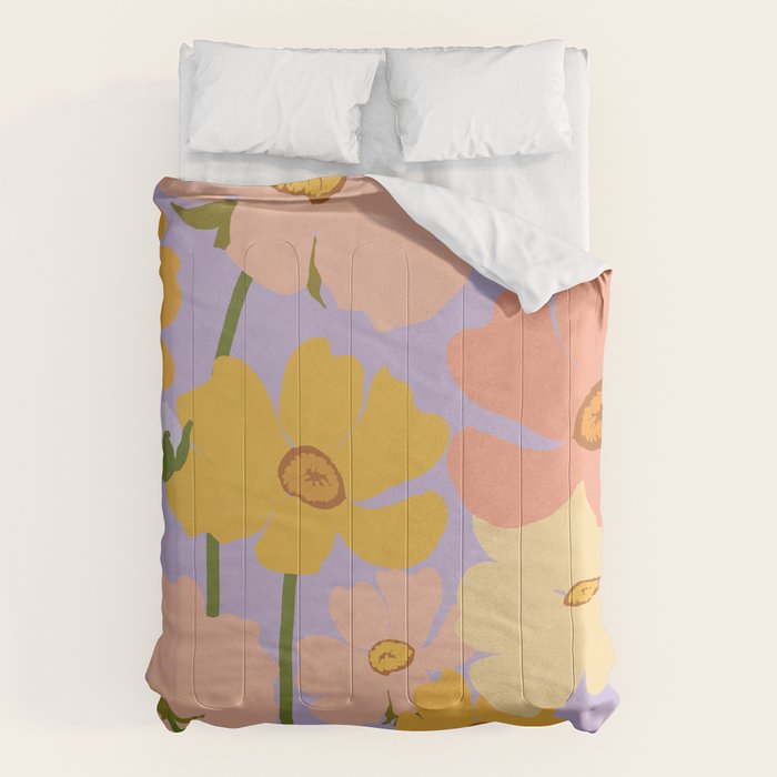 Flower Market - Ranunculus #3 Comforter Gallery Image 1