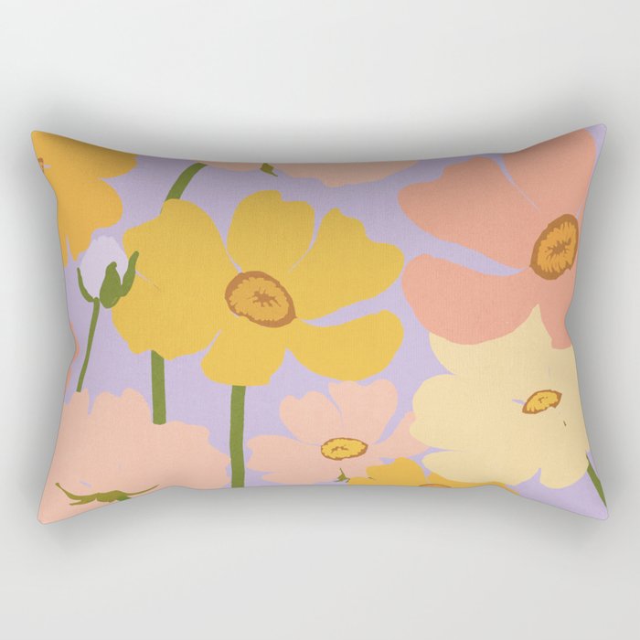 Flower Market - Ranunculus #3 Rectangular Pillow Gallery Image 2