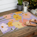 Flower Market - Ranunculus #3 Outdoor Rug Gallery Image 2