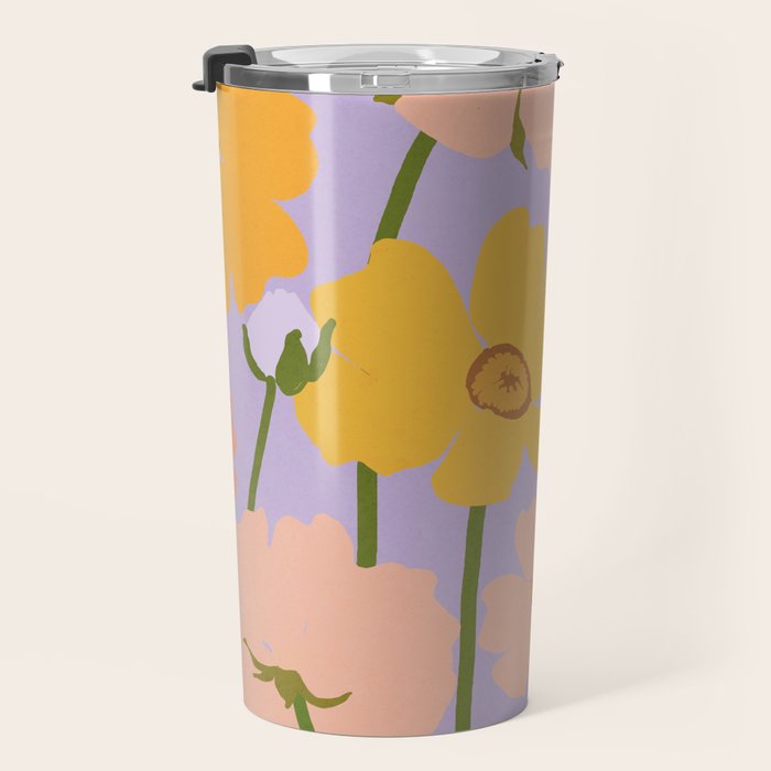 Flower Market - Ranunculus #3 Travel Mug Gallery Image 3